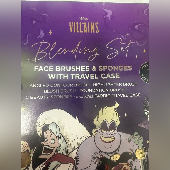 Disney Villains Blending Brush Set NIB - Picture 2 of 8